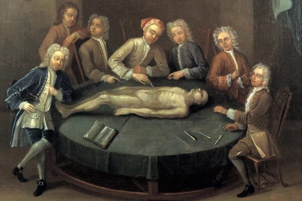 William Cheselden organizó el primer curso formal de anatomía en Londres